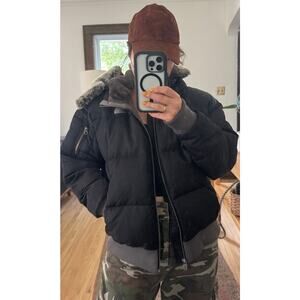 The North Face Women's 550 Goose Down Insulated Puffer Jacket - Black, M